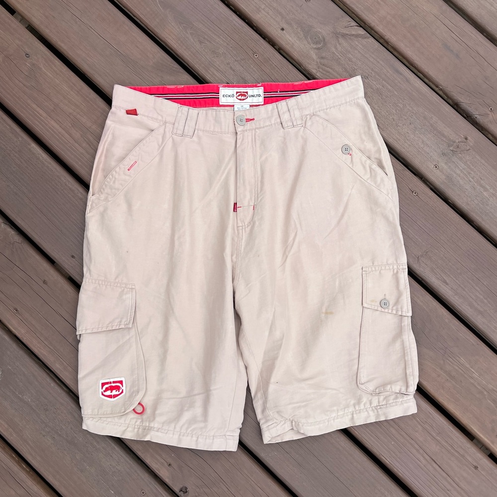 Vintage Y2K Ecko Unltd Unlimited Baggy Skater Cargo Shorts